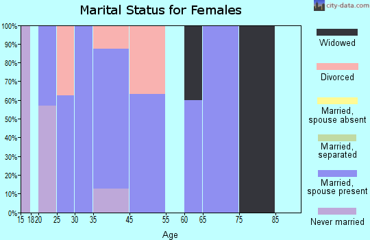 Bruce marital status for females