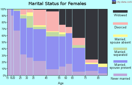 Brownsville marital status for females
