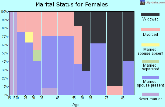 Iron City marital status for females