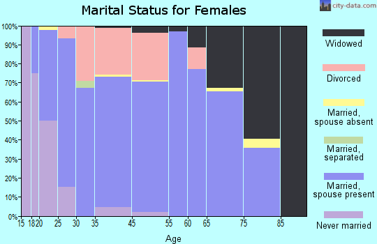 New Johnsonville marital status for females