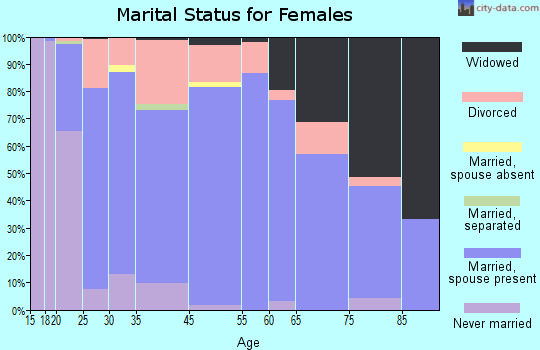 Bridge City marital status for females
