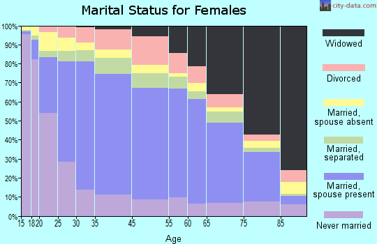 Brownsville marital status for females