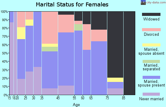 Detroit marital status for females