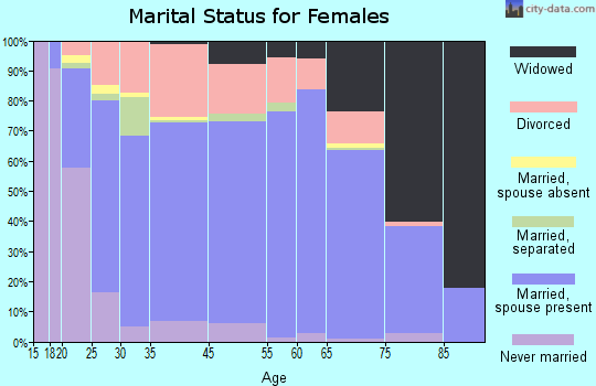 Nederland marital status for females