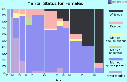 Shallowater marital status for females
