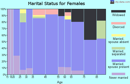 Honeyville marital status for females