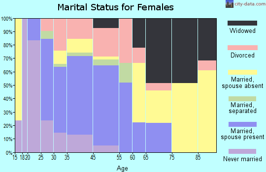 Chesterfield Court House marital status for females