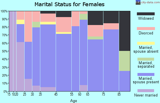 Electric City marital status for females