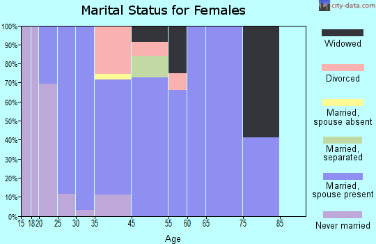 Rochester marital status for females