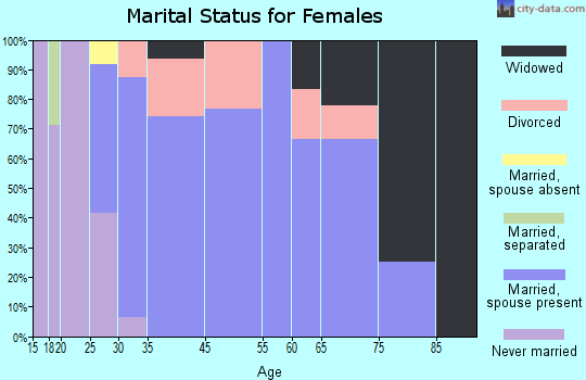Rockford marital status for females