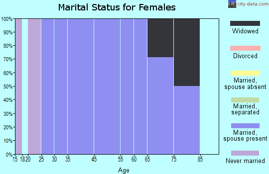 Patch Grove marital status for females