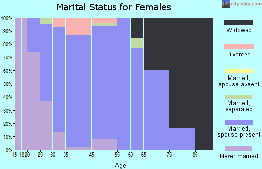 Potosi marital status for females