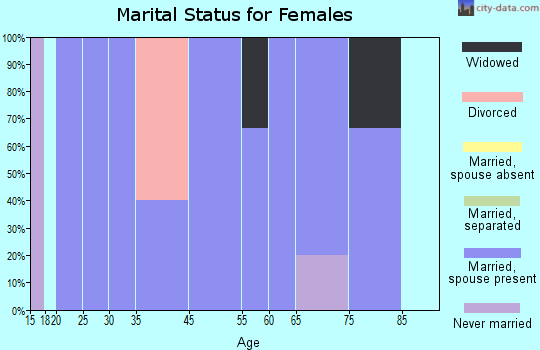 Steuben marital status for females
