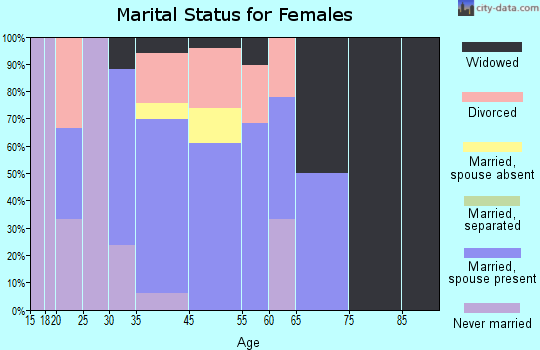 Baggs marital status for females