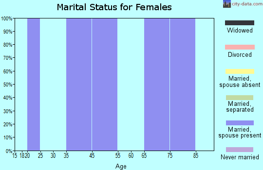 Bedford marital status for females