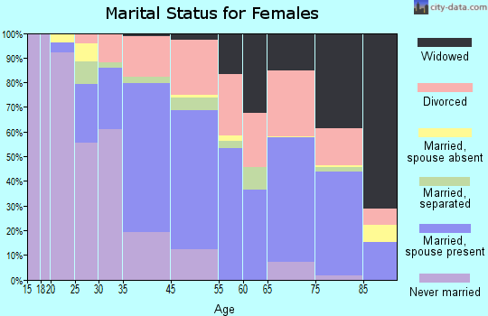 View Park-Windsor Hills marital status for females