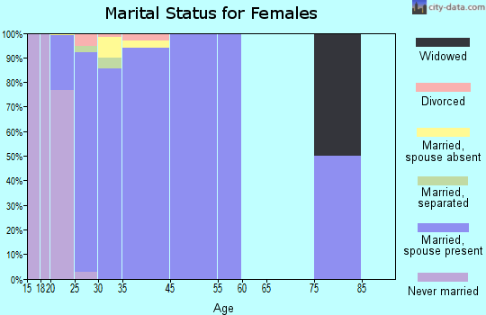 Air Force Academy marital status for females