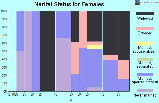 Leisureville marital status for females