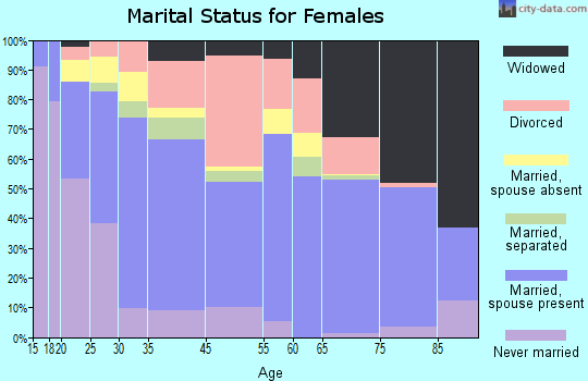 Palmetto marital status for females