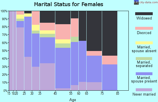 South Bay marital status for females