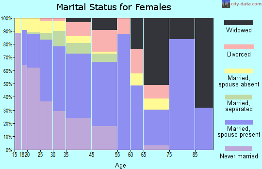Chamblee marital status for females