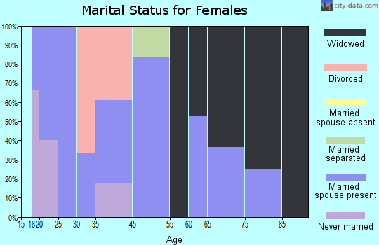 Iron City marital status for females