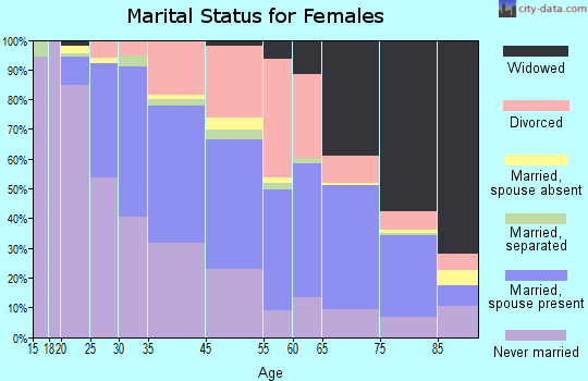 North Decatur marital status for females