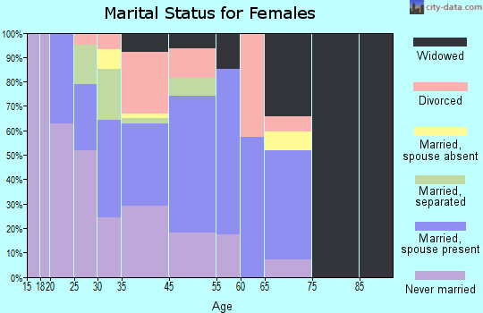 Palmetto marital status for females
