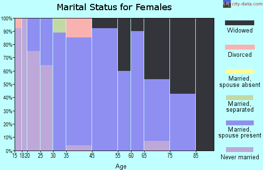Pakala Village marital status for females