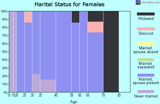 Rockland marital status for females