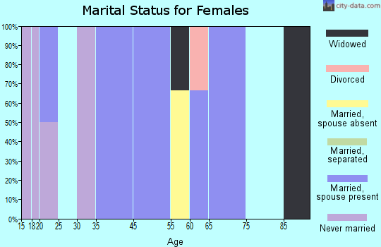 Allakaket marital status for females
