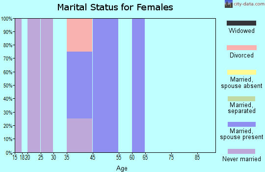 Chignik marital status for females