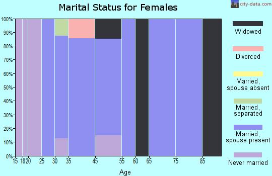 Ellsworth marital status for females