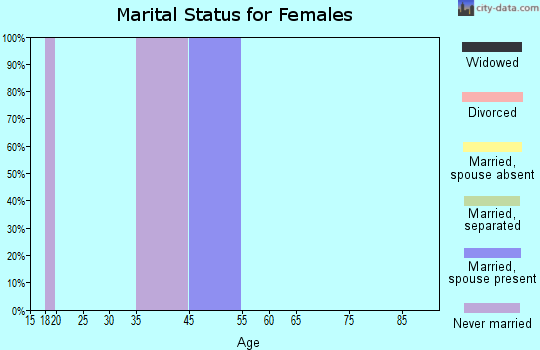 Chiniak marital status for females