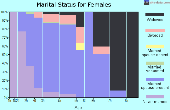Lake Villa marital status for females