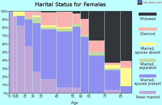 Matteson marital status for females