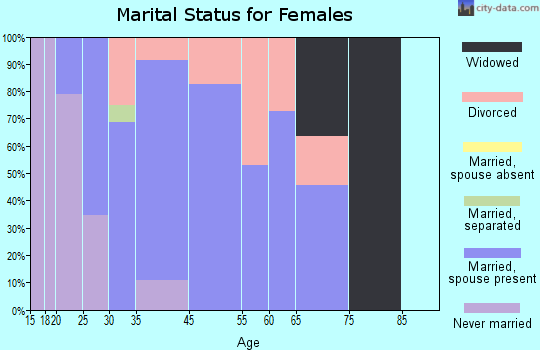 New Millford marital status for females