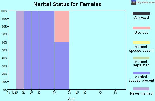 Four Mile Road marital status for females