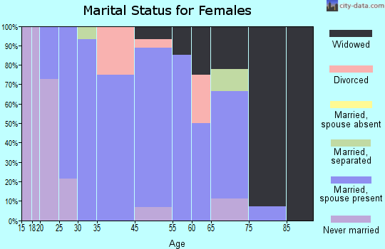 Pesotum marital status for females