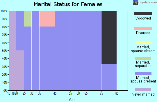 Raritan marital status for females
