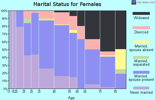 Willowbrook marital status for females