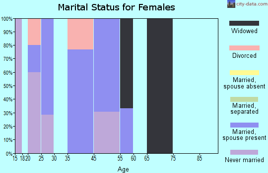 Mount Ayr marital status for females