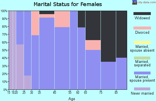 New Market marital status for females