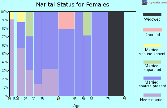 Manokotak marital status for females