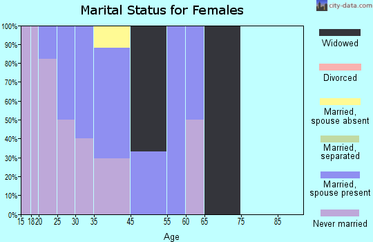 Nightmute marital status for females