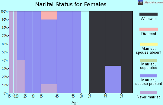 Halbur marital status for females