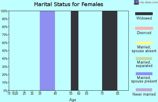 Point Baker marital status for females