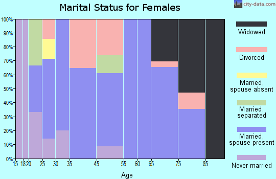 New Market marital status for females