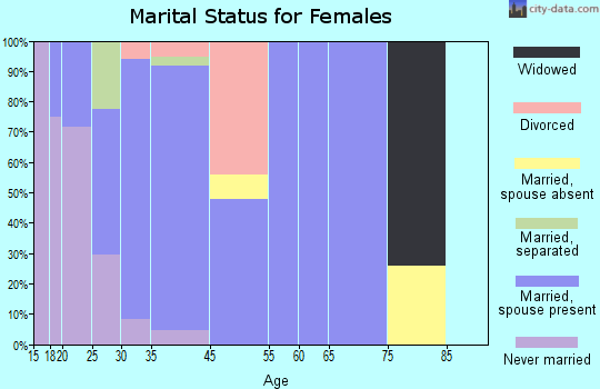 Park View marital status for females