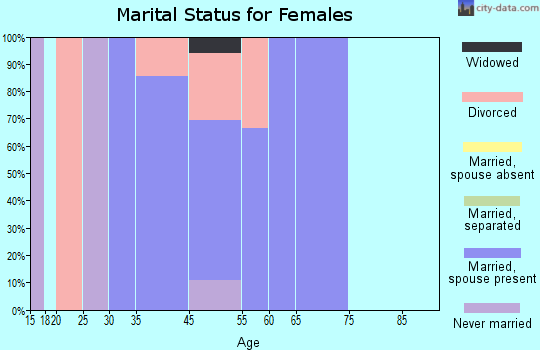 Salcha marital status for females